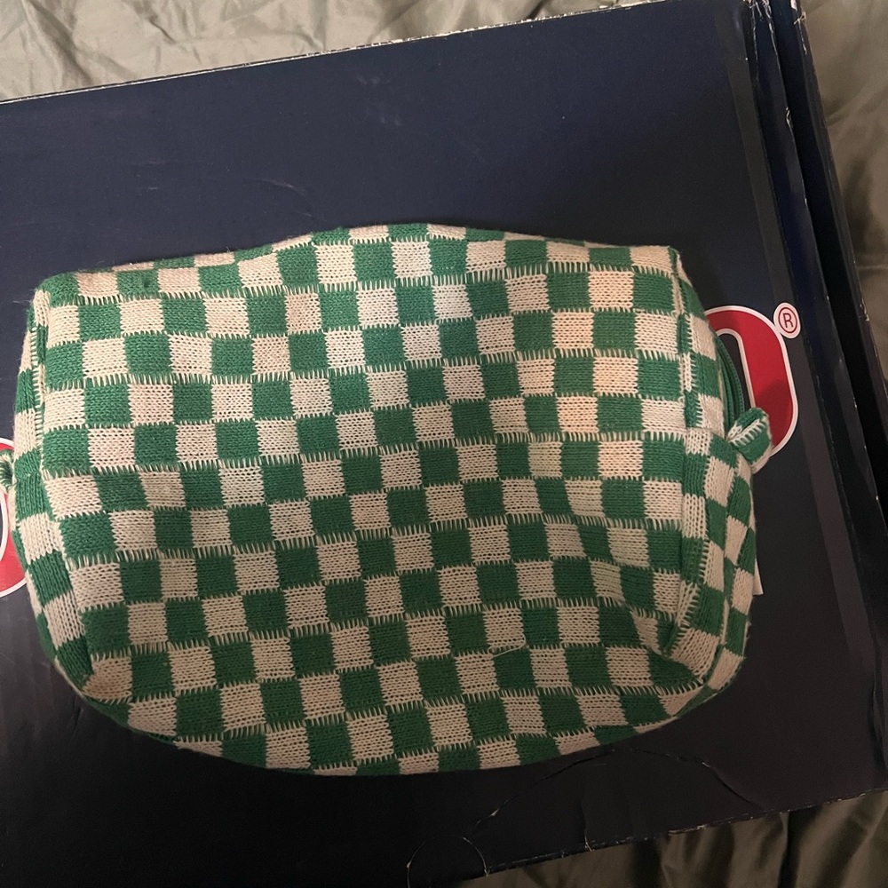 Green Checkered Handbag